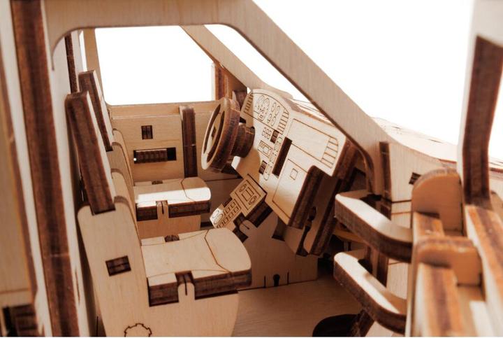 Produktbild Eco Wood Art 3D Holz Modellbausatz - Ambulanz Fahrzeug (386 Teile)