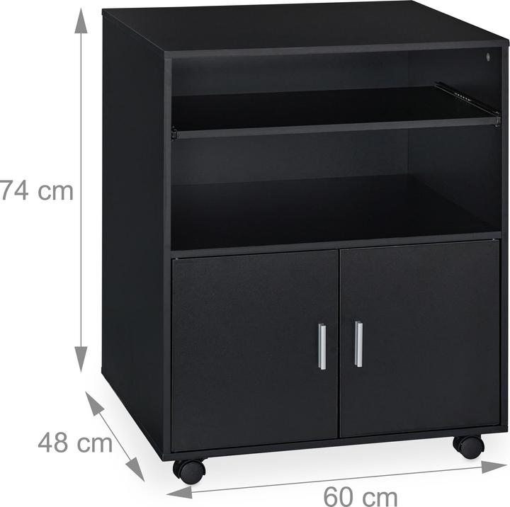 Actual product image Relaxdays Roll container (60 x 48 x 74 cm)