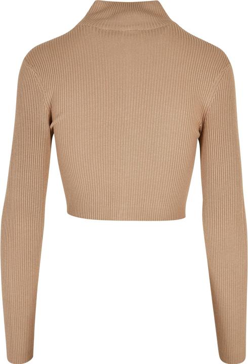 Actual product image Urban Classics Ladies Cropped Rib Knit Zip Cardigan - 19407 (XXL)