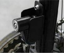 Actual product image Stahlex Brake disc lock incl. bracket
