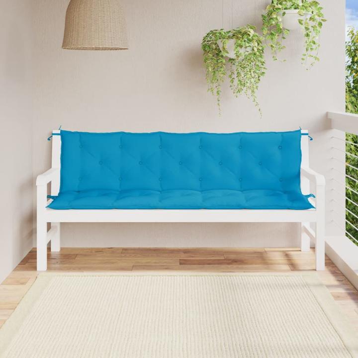 Immagine prodotto VidaXL Cuscini per panca da giardino 2 pezzi. Tessuto O x Ford (180 x 50 x 7 cm)