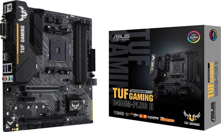 Image du produit ASUS TUF B450M-Plus II Gaming (AM4, AMD B450, mATX)