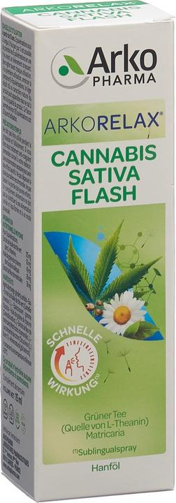 Arkopharma Arkorelax Cannabis Sativa Flash Spray (1 Stück, Spray, 66 g)