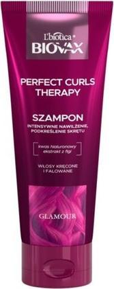 Image du produit L´Biotica Glamour Perfect Curls Therapy Shampooing hydratant intensif pour cheveux ondulés (200 ml, Shampoing liquide)