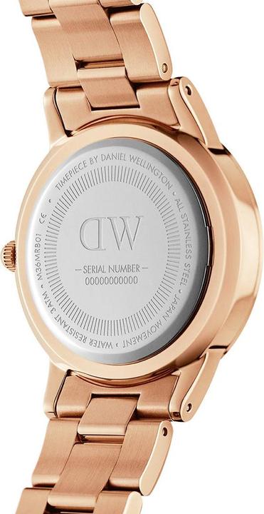 Actual product image Daniel Wellington Iconic Link Black Rose Gold (40 mm) (Analogue wristwatch, 40 mm)