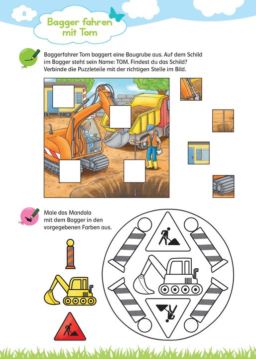 Produktbild Mein grosses buntes Kindergarten-Rätselbuch (Deutsch, Klett Lerntraining, 2023)