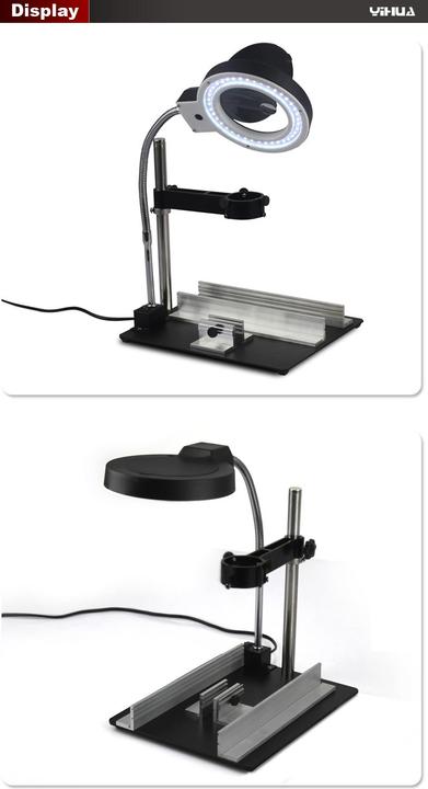 Image du produit Swaytronic Support de baguette à souder avec lampe loupe