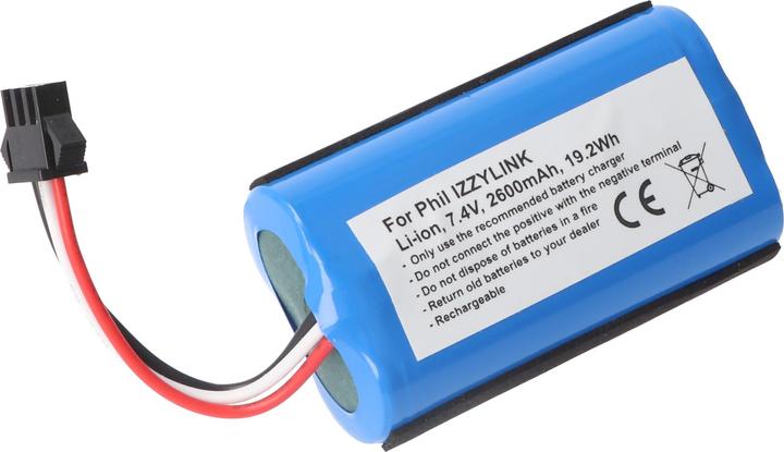 Actual product image XCell Akku passend für Philips IZZYLINK, Li-Ion, 7,4V, 2600mAh, 19,2Wh (Replacement remote control)