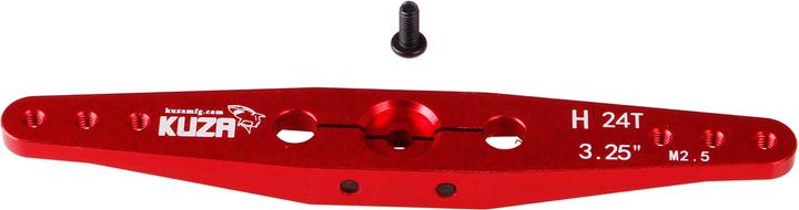 Immagine prodotto Kuza braccio del servo a 2 bracci hitec 24t 84/72/60mm 3,25" m2,5 alluminio heavy duty v2