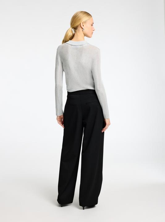 Image du produit Selected Femme Polo métallique à manches longues (L)