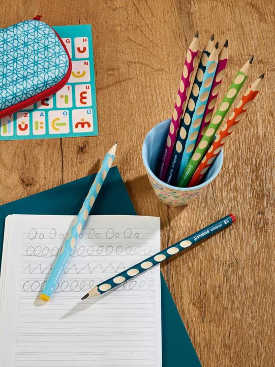 Actual product image STABILO School set EASYgraph, for left-handers, blue (3.15 mm, HB, 1 x)