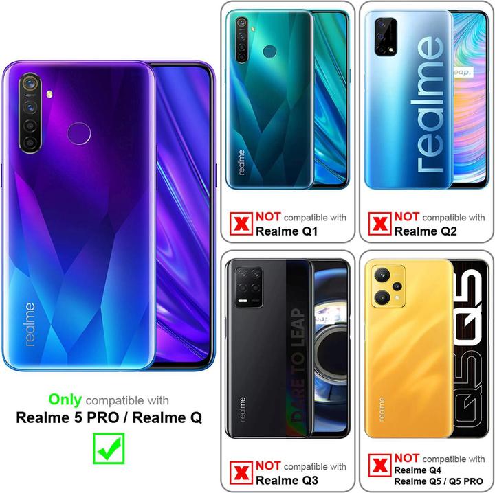 Immagine prodotto Cadorabo Custodia a libro floreale per Realme 5 PRO / Realme Q (Regno Q)