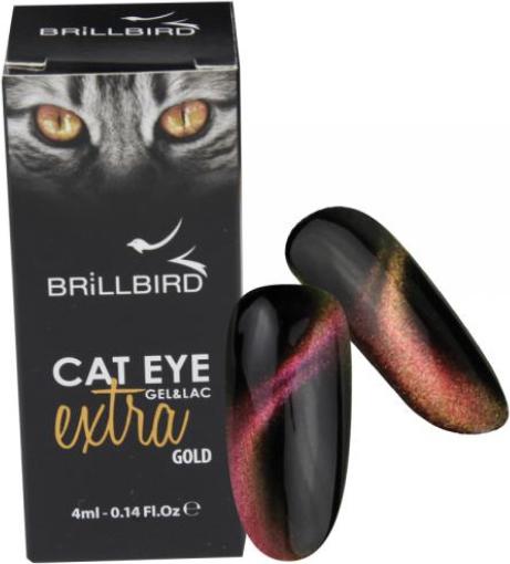 Image du produit BrillBird Cat Eye Extra Gold 4ml (Vernis à ongles effet gel)