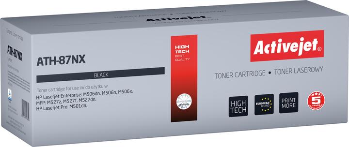 Actual product image Activejet ATH-87NX Toner cartridge (Replacement for HP 87X CF287X Highest 18000 pages black) (FC)