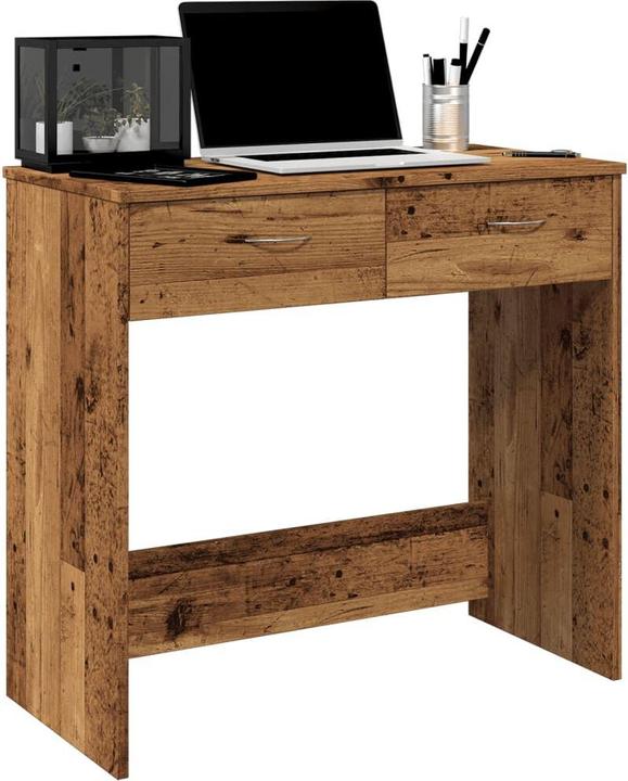 Actual product image VidaXL Schreibtisch Bürotisch Computertisch Arbeitstisch Tisch Altholz-Optik (80 x 40 x 75 cm)