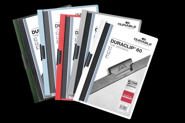 Produktbild Durable Klemmmappe DURACLIP® 60 Verwendung für Papierformat: DIN A4 Werkstoff: Hartfolie (A4, 25 x)