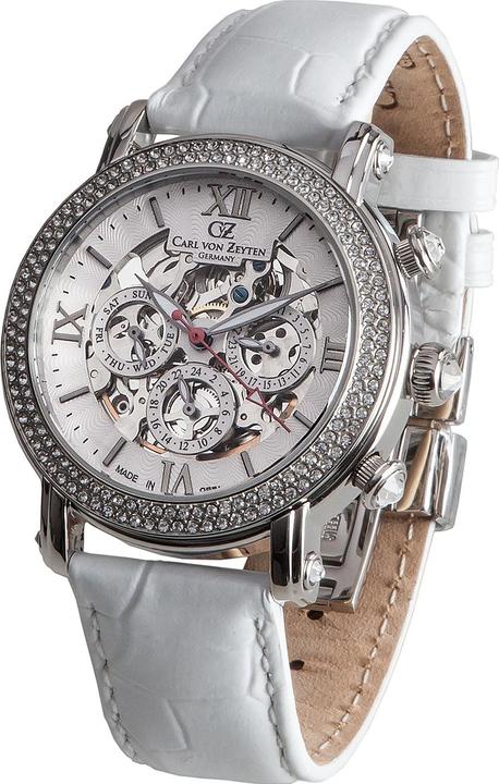 Immagine prodotto Carl von Zeyten CVZ0062WHS Kniebis Automatico 40mm 5ATM (Orologio da polso analogico, 40 mm)