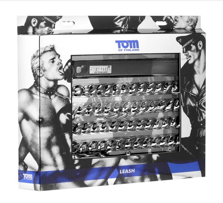 Actual product image Tom of Finland Gun Metal Leash