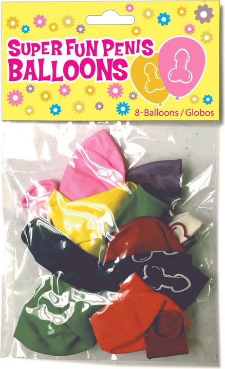 Actual product image Little Genie Productions Super Fun Penis Balloons