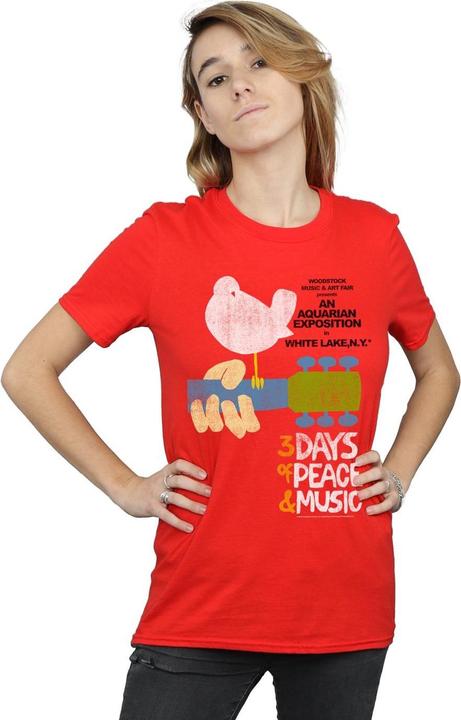 Immagine prodotto Woodstock Festival Poster Maglietta Ampia Donna (M)