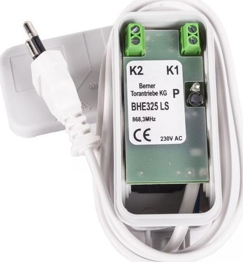 Actual product image Berner Mini hand-held transmitter BHE325 (frequency 868 MHz, accessory for door operators, 2 channel, 2 (Heating actuator)
