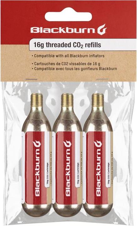 Blackburn 16g Co2 Cartridge 3Pack (CO2-Ersatzkartuschen)