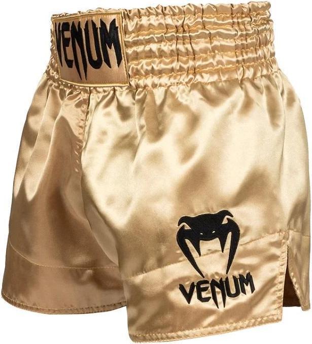 Produktbild Venum Classic Muay Thai Shorts - Gold/Black (L)