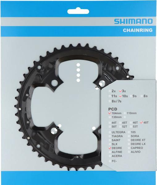 Produktbild Shimano Deore FC-T6010 Kettenblatt für KSR 10-fach AL (48)