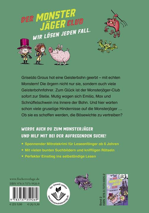 Actual product image Der Monsterjäger-Club 1 – Die Geisterbahn von Bad Murks (German, Alexander of Knorre, THiLO, 2022)