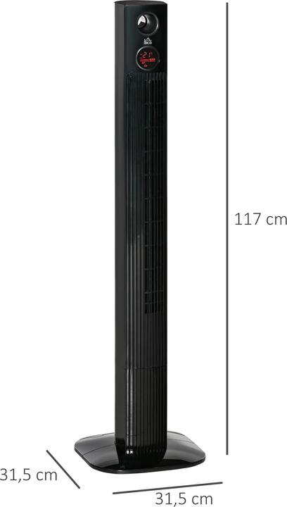 Produktbild Homcom Turmventilator mit Aroma-Diffusor (57.40 dB)
