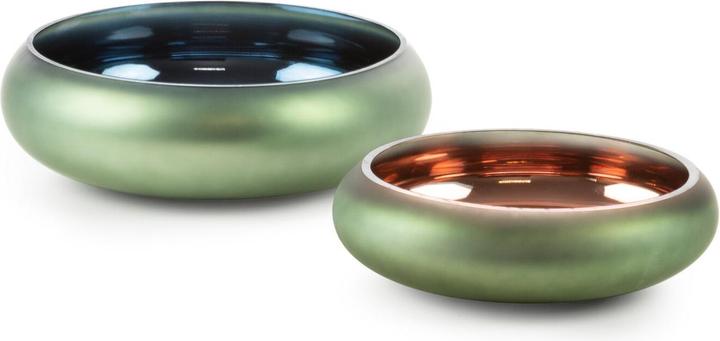 Actual product image Eurofirany Two-coloured decorative glass bowl NADIA 2 ∅ 22 x 8 cm