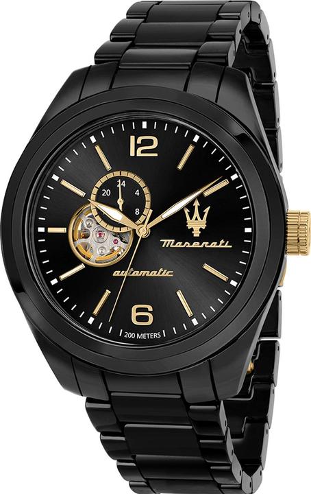 Immagine prodotto Maserati R8823150001 Orologio Traguardo Uomo Automatico 45mm 20ATM (Orologio da polso analogico, 45 mm)