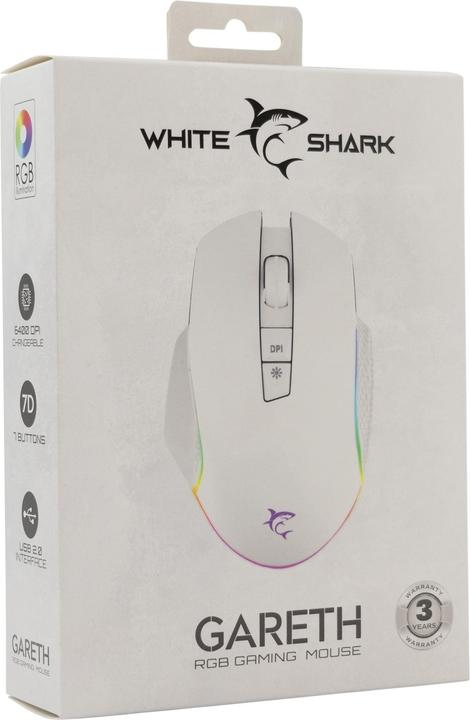 Actual product image White Shark Shark GM-5009 Gareth White (Cable)