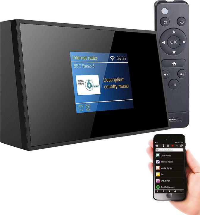 VR-Radio Digitaler WLAN-HiFi-Tuner (FM, DAB+, Internetradio, WLAN)