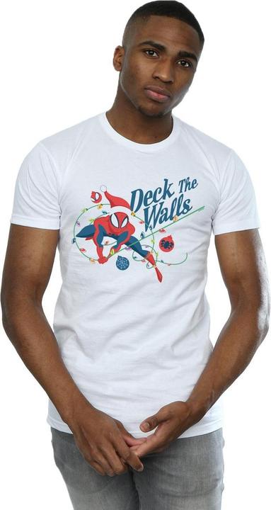 Actual product image Mens Spider-Man Deck The Walls T-Shirt (3XL)