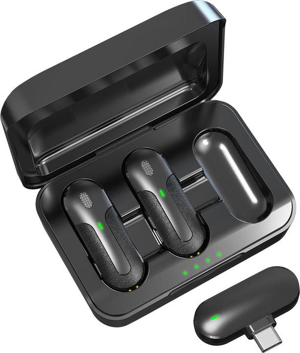 Actual product image Technaxx Wireless Mini Microphone Set Tx-301
