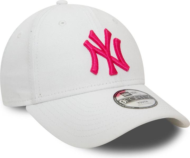 Produktbild New Era 9Forty Kinder Cap - New York Yankees weiss / pink - C (53, 52 C, 54 C)