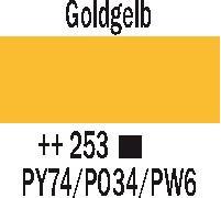 Produktbild Amsterdam Acrylfarbe Standard Series 253 (Goldgelb, 120 ml)