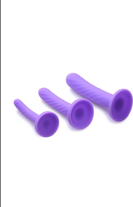 Produktbild XR Brands Tri-Play 3 Piece Silicone Dildo Set