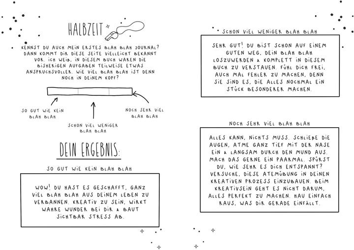 Image du produit Blah Blah Journal - Band 2 - Dein absolut verrücktes Mitmach-Buch - Mal es fertig! Von YouTuberin Fo (Allemand, Foxy Draws, 2024)