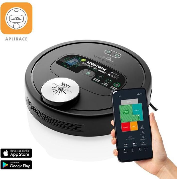Produktbild ETA Raggio Roboter-Staubsauger Beutellos