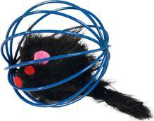 Produktbild Karlie Gitterball mit Plüschmaus (Ballspielzeug Katze)