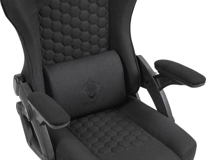 Productafbeelding Deltaco DC130 gamestoel Zacht Geweven Mesh, zwart