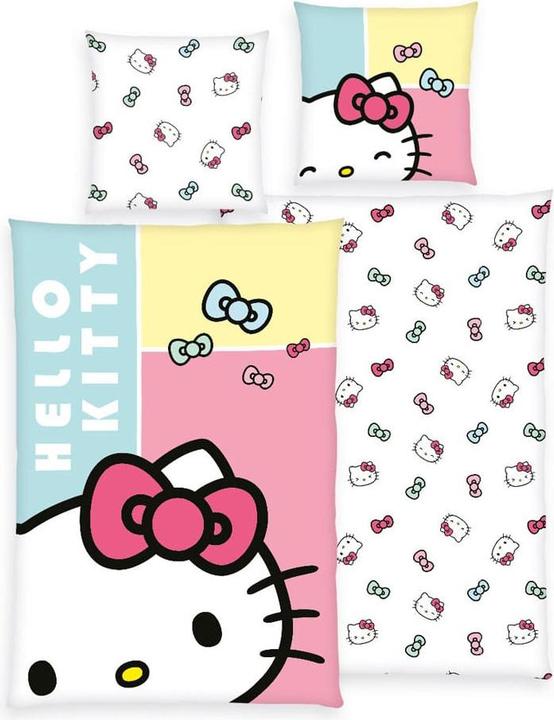 Herding Hello Kitty Bettwäsche Hello Kitty Bow 135 x 200 cm / 80 x 80 cm
