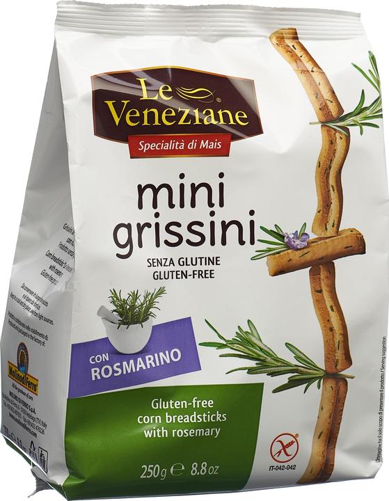 Immagine prodotto Le Veneziane Mini grissini al rosmarino senza glutine (2615.80 g)
