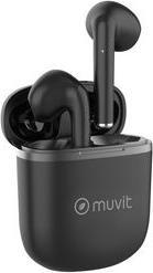 Immagine prodotto Muvit Auricolari Bluetooth In Pura Plastica Riciclata Noir (18 h, Senza fili)