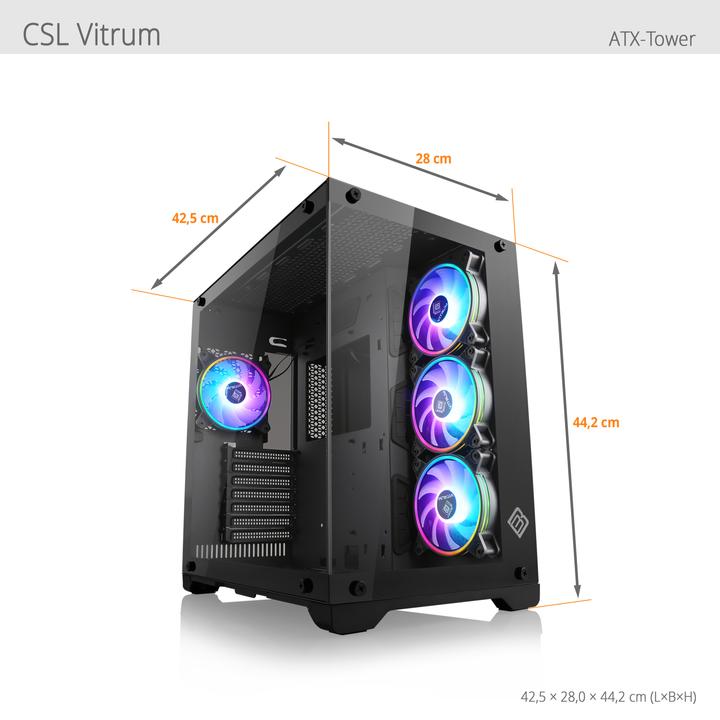 Produktbild CSL Gaming PC M11220H (Intel Core i9-14900KF, 96 GB, 4000 GB, GeForce RTX 4070 Ti Super)