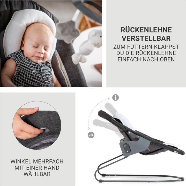Image du produit Hauck Chaise haute Beta Plus Dark Grey 5-pièces Newborn Set - Chaise haute (Chaise haute)