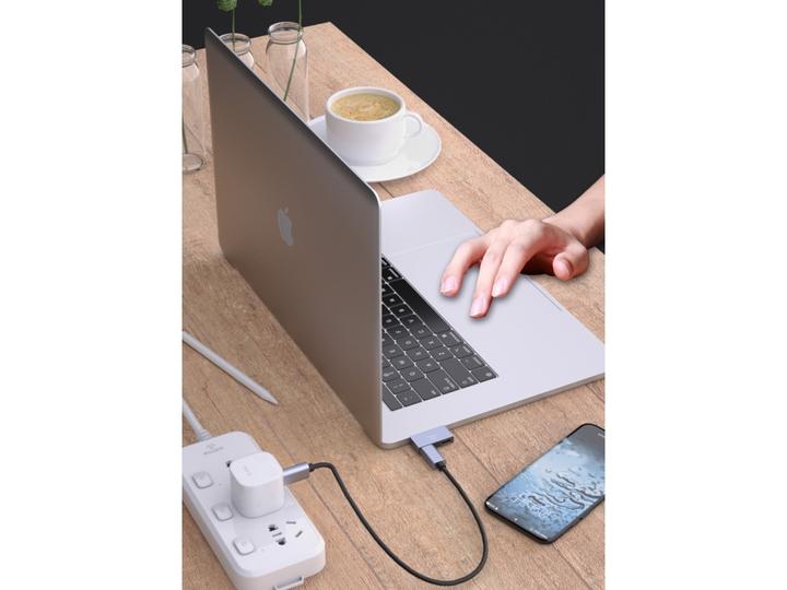 Actual product image PowerGuard Dual USB-C to Dual USB-C / USB-A 3.1 Adapter for Apple MacBook (USB-C)