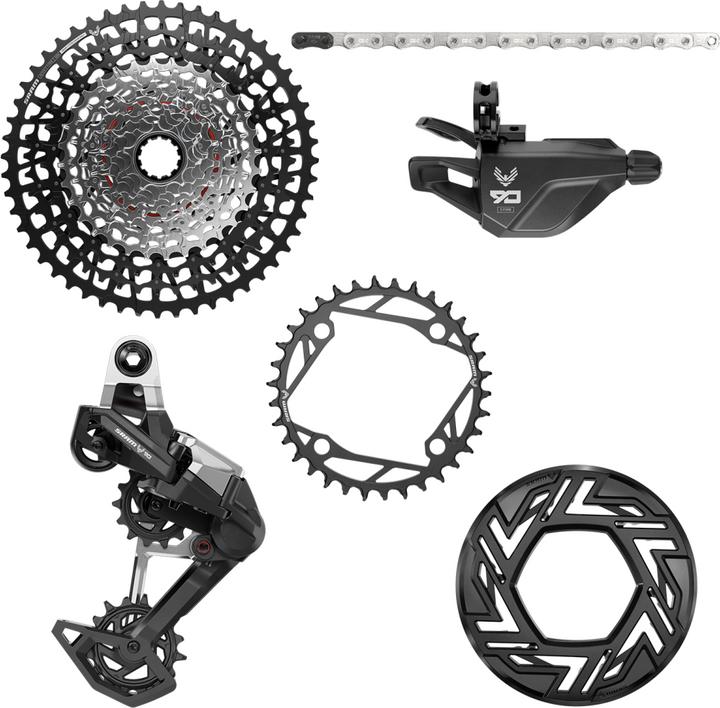 Actual product image Sram Groupset Eagle 90 Transmission 104BCD